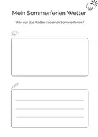 Vorschau - Arbeitsblätter - Mein Sommerferien-Arbeitsheft / Reflexion - Seite 3