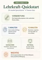 Vorschau - Arbeitsblätter - Spanisch A1 Sprechen – 24 visuelle 5-Minuten-Sprechstarter | Bildimpulse Sek I - Seite 1