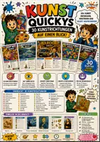 Vorschau - Unterrichtsreihen - KUNST QUICKYS - 30 KUNSTRICHTUNGEN GRUNDSCHULE + SEK1- qlixu - Deckblatt