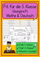 Vorschau - Arbeitsblätter - Startklar Klasse 5, Fit für die 5. Klasse - Deckblatt