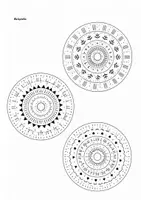 Vorschau - Arbeitsblätter - Modernes Mandala gestalten | Kunst | Muster & Strukturen | Zeichenprojekt | Vorlagen - Seite 3