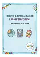 Vorschau - Unterrichtsreihen - Brüche, Dezimalzahlen, Prozentzahlen-Dossier - Deckblatt