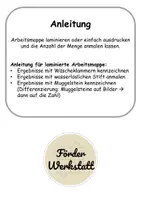 Vorschau - Arbeitsblätter - Klammerkarten: Menge 10 - FRÜHLING/OSTERN - Klammerkarten - Menge legen - Mathematik - Seite 2