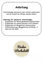 Vorschau - Arbeitsblätter - Klammerkarten: Menge 10 - WINTER/WEIHNACHTEN - Menge legen - Mathematik - Seite 2