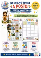 anteprima - Esercizi - Verifica sugli ominidi con lapbook anche per bes e dsa - Pagina di copertina