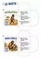 anteprima - Esercizi - Verifica sugli ominidi con lapbook anche per bes e dsa - Pagina 3