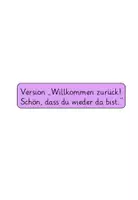 Vorschau - Bildkarten - Feriengruß, Willkommen zurück, Willkommensgruß nach den Ferien - Seite 1