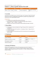 Vorschau - Unterrichtsreihen - Berufsorientierungstag Logistik – für Klasse 8–10 - Deckblatt