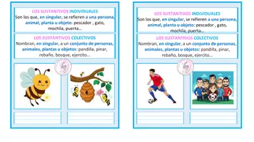 Vista previa - Hojas de trabajo - SUSTANTIVO INDIVIDUAL Y COLECTIVO - página 3