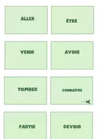 Vorschau - Mal- und Bastelvorlagen - Passé composé | Verbkarten & Bewegung - Seite 2