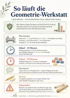 Vorschau - Stationenlernen - Geometrie-Grundlagen Klasse 5/6 – Lernwerkstatt: Geodreieck und Zirkel Schritt für Schritt mit Checkliste und Lösungen - Seite 1