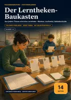 Vorschau - Stationenlernen - Lerntheken-Baukasten – Blanko-System mit Laufzettel und Selbstkontrolle für jedes Thema (Kopiervorlagen) - Deckblatt