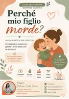 anteprima - Materiale di supporto/inclusione - Gestire e prevenire i morsi nei bambini - Guida pratica - Pagina di copertina