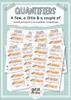 Vorschau - Aufgabenkarten - Tandem Activity Englisch: Quantifiers - a few, a little & a couple of - Deckblatt