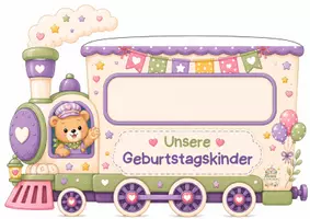 Vorschau - Poster - Geburtstagszug- Unsere Geburtstagskinder - Seite 2