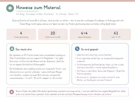 Vorschau - Stationenlernen - Blitzsehen bis 20 – A3-Bingo mit 20er-Punktefeld für Klasse 1 - Seite 1