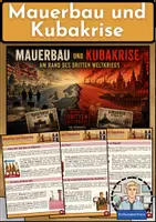 Vorschau - Arbeitsblätter - Mauerbau und Kubakrise - Am Rand des Dritten Weltkriegs - Deckblatt