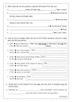 Vorschau - Arbeitsblätter - Simple Past & Past Perfect - Cara's trip to NYC (worksheets & practice cards) - Seite 2