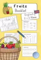 Vorschau - Arbeitsblätter - Fruits - Booklet (Englisch) - Deckblatt