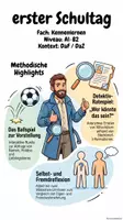 Vorschau - Arbeitsblätter - erster Schultag Deutsch A1-B2 DaZ DaF - Deckblatt