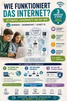Vorschau - Unterrichtsreihen - Wie funktioniert das Internet? | Netzwerke, Datenpakete & Web | Informatik Unterrichtsmaterial Sekundarstufe I | Klassen 7–10 - Deckblatt