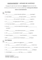 Aperçu - Feuilles d'exercices - Konjugationstest_abschreiben-aussteigen - Page 1