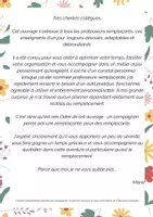 Aperçu - Outils du professeur - PLANNER DE PROFESSEUR REMPLACANT 2026-2027 - Page 1