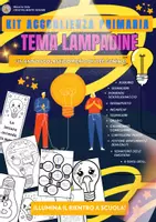 anteprima - Flashcard - Accoglienza primaria - tema lampadine - Pagina di copertina
