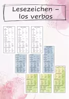 Vorschau - Merkblätter - Lesezeichen - los verbos (Konjugation) - Deckblatt