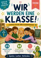 Vorschau - Stationenlernen - Wir werden eine Klasse: 3 Teamspiele für die Klasse 1 - Deckblatt