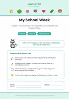 Vorschau - Arbeitsblätter - Englisch Klasse 3: School & Days of the Week - Seite 1