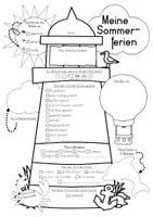 Vorschau - Arbeitsblätter - Ferienrückblick: Sommerferien | Ferienreflexion (als Leuchtturm) - Seite 3