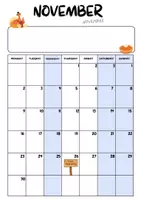 Aperçu - Autre type de ressources - Calendriers année scolaire 2026-2027 (en anglais) - Page 2