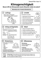 Vorschau - Arbeitsblätter - Klimagerechtigkeit Klimawandel - Seite 1