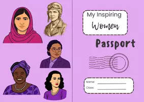 Vista previa - Tarjetas / Manipulativos - Passport to Inspiration: Inspiring Women Who Changed the world PRIMARY ESL - página 1