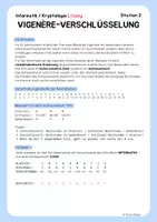 Vorschau - Arbeitsblätter - Kryptologie / Geheimsprachen: Die Vigenère-Verschlüsselung (Arbeitsblatt + Lösungen) - Seite 3