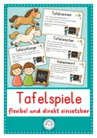Vorschau - Spiele - Tafelspiele für die Grundschule - Deckblatt
