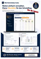 Vorschau - Anderer Materialtyp - App-Materialpaket: Notenverwaltung, Dokumentation der Mitarbeit, Sitzplan-Generator - Seite 1