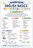 Vorschau - Arbeitsblätter - Numbers & Colours - Unterrichtseinheit Englisch Klasse 1-3 - Seite 1