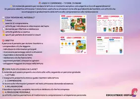 anteprima - Esercizi - leggo e comprendo: 1 elementare - Pagina 1