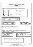 anteprima - Esercizi - VERIFICA FINALE DI MATEMATICA CLASSE TERZA - Pagina 1