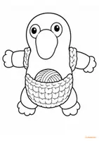 Vorschau - Mal- und Bastelvorlagen - Ausmalbilder Fantasietiere – Kunstunterricht & Vertretungsstunden Grundschule | Klasse 1–2 I Tiere zum Ausmalen für Kinder (Vorlagen / Malvorlagen) - Seite 3