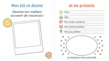 Aperçu - Feuilles d'exercices - Cahier d'activités amusantes - Rentrée scolaire - Page 1