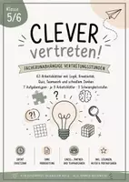 Vorschau - Arbeitsblätter - Vertretungsstunde Klasse 5/6 – 63 Knobel-Arbeitsblätter in 3 Niveaus - Deckblatt
