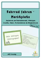 Vorschau - Spiele - Fahrradfahren - Marktplatz (Anfahren, Abbiegen, Hindernis umfahren) - Deckblatt