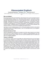 Vorschau - Stundenentwürfe - Klausurpaket Englisch Qualifikationsphase (Jg. 12/13) – 12 komplette Klausuren mit Erwartungshorizonten & gemeinfreien Originaltexten - Seite 1