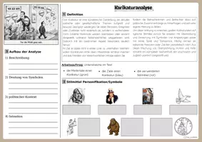Vorschau - Stundenentwürfe - Karikaturanalyse Politik und Gesellschaft - Seite 3