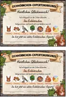 Vorschau - Anderer Materialtyp - Eichhörnchen - Expertenurkunde | Sachunterricht Klasse 1 & 2 - Seite 1