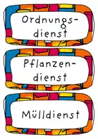 Vorschau - Bildkarten - Materialpaket - Klassendienste & Namen - Seite 2