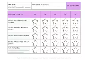 Vorschau - Mal- und Bastelvorlagen - Materialpaket Selbstständig & organisiert durch die Grundschule Wochenplan, Hausaufgaben & Heftführung (Klasse 2–3-4) - Seite 2
